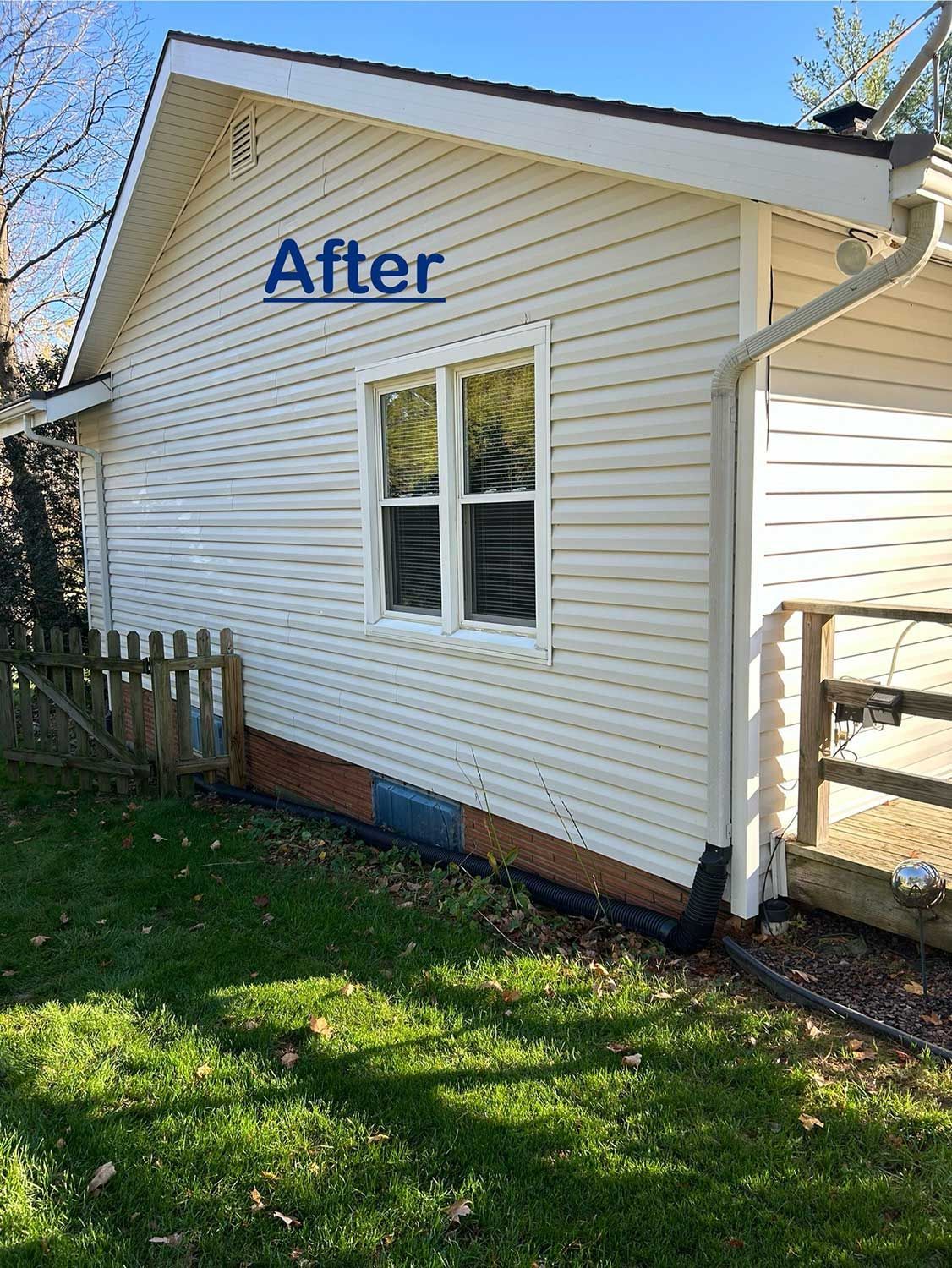 After Exterior House Washing