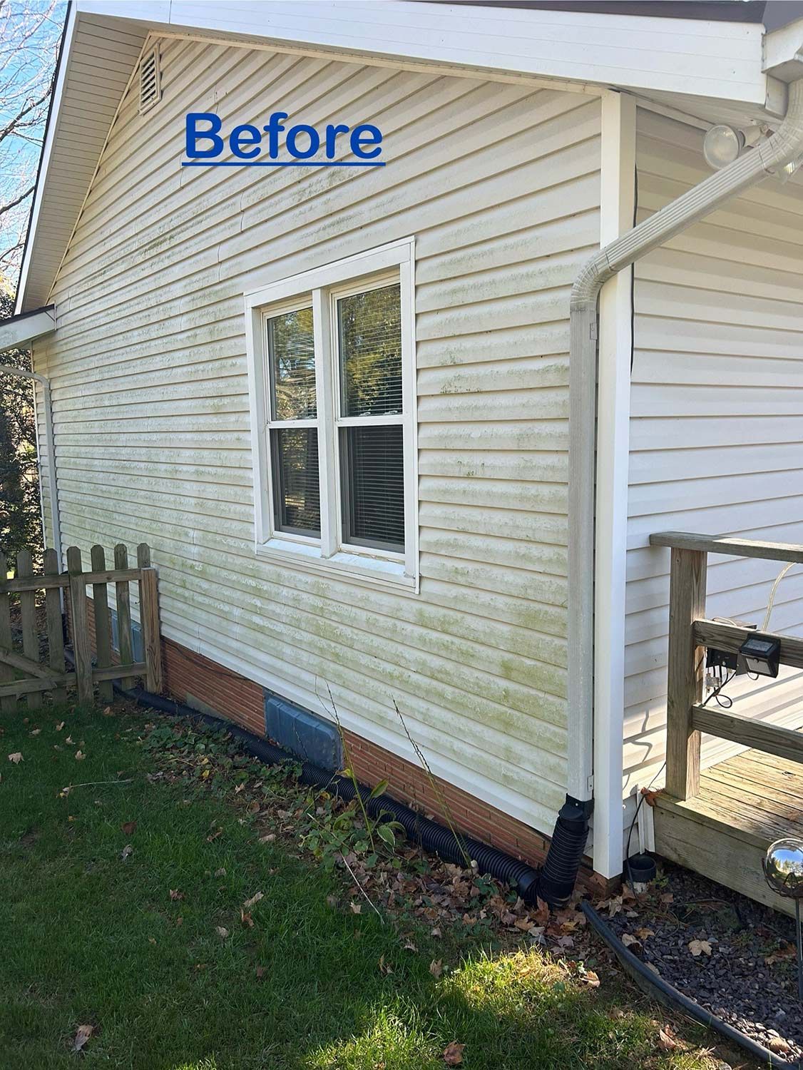 Before Exterior House Washing