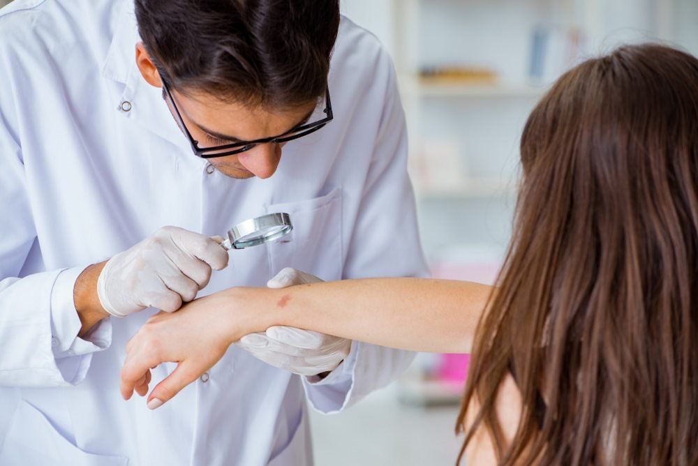 Skin Test In Progress — Endoscopist & General Surgeon in Mackay, QLD