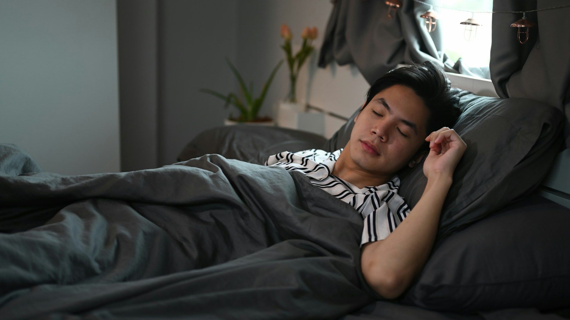 man sleeping