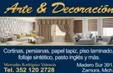 FÁBRICA DE PERSIANAS ARTE Y DECORACIÓN