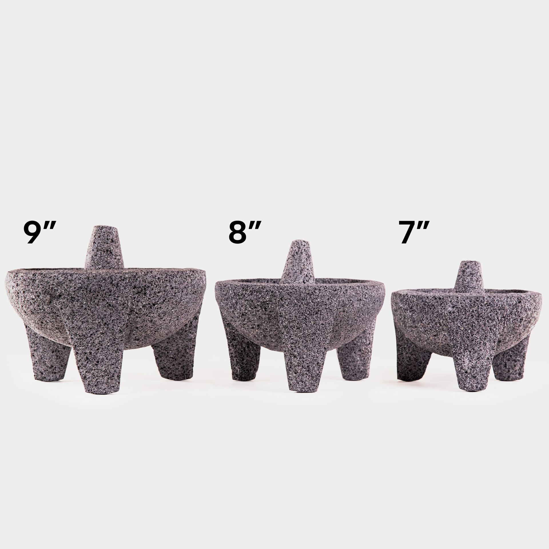 Molcajetes de Piedra Volcánica