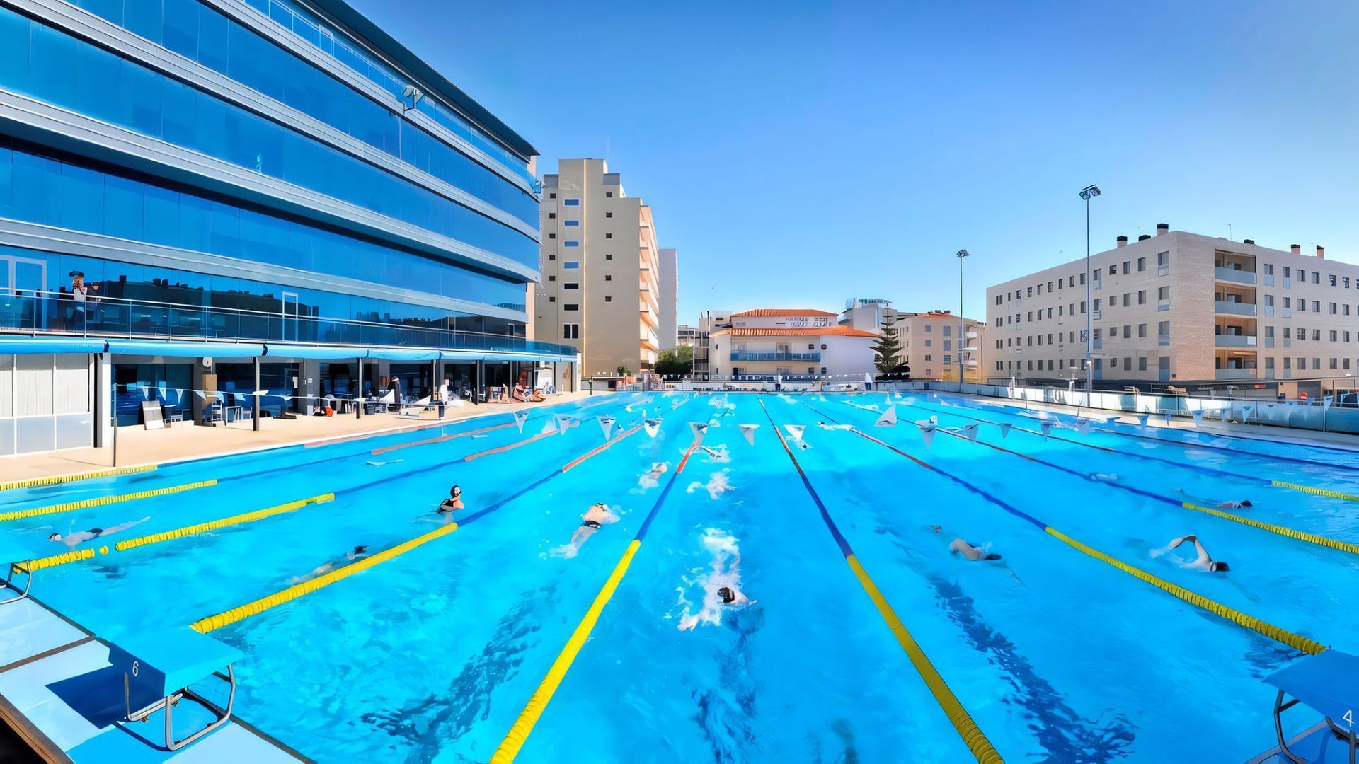 Sports Abroad swimming training camps at Calella, Spain.