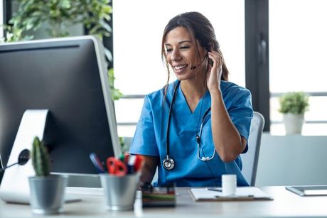 Woman on Video Call — Cooper City, FL — MeDx Billing LLC Woman on Video Call — Cooper City, FL — MeDx Billing LLC