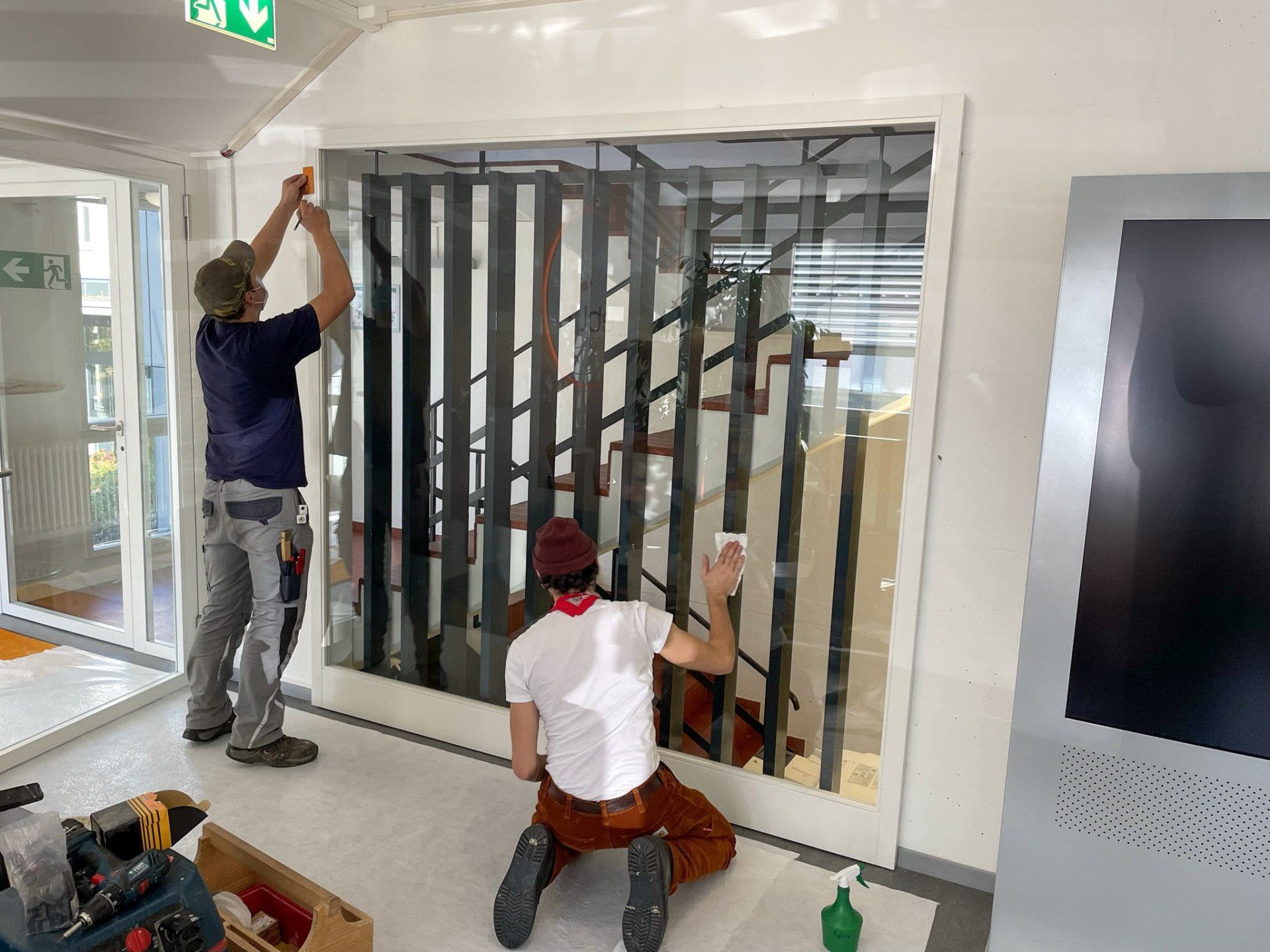 Verglasung Raumtrenner