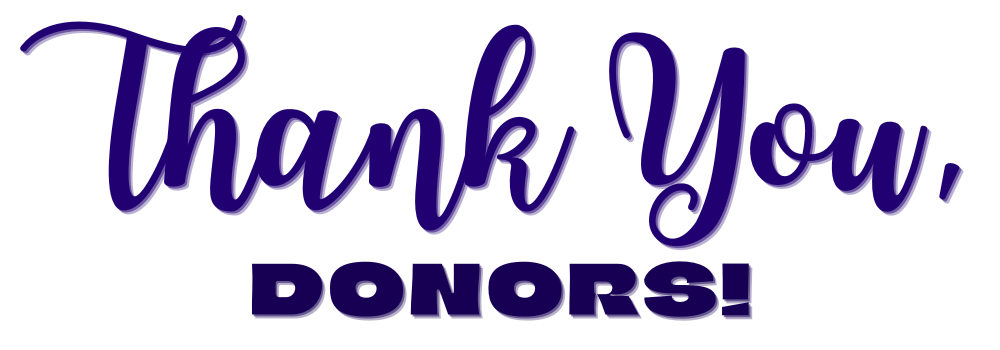 Thank You, Donors!