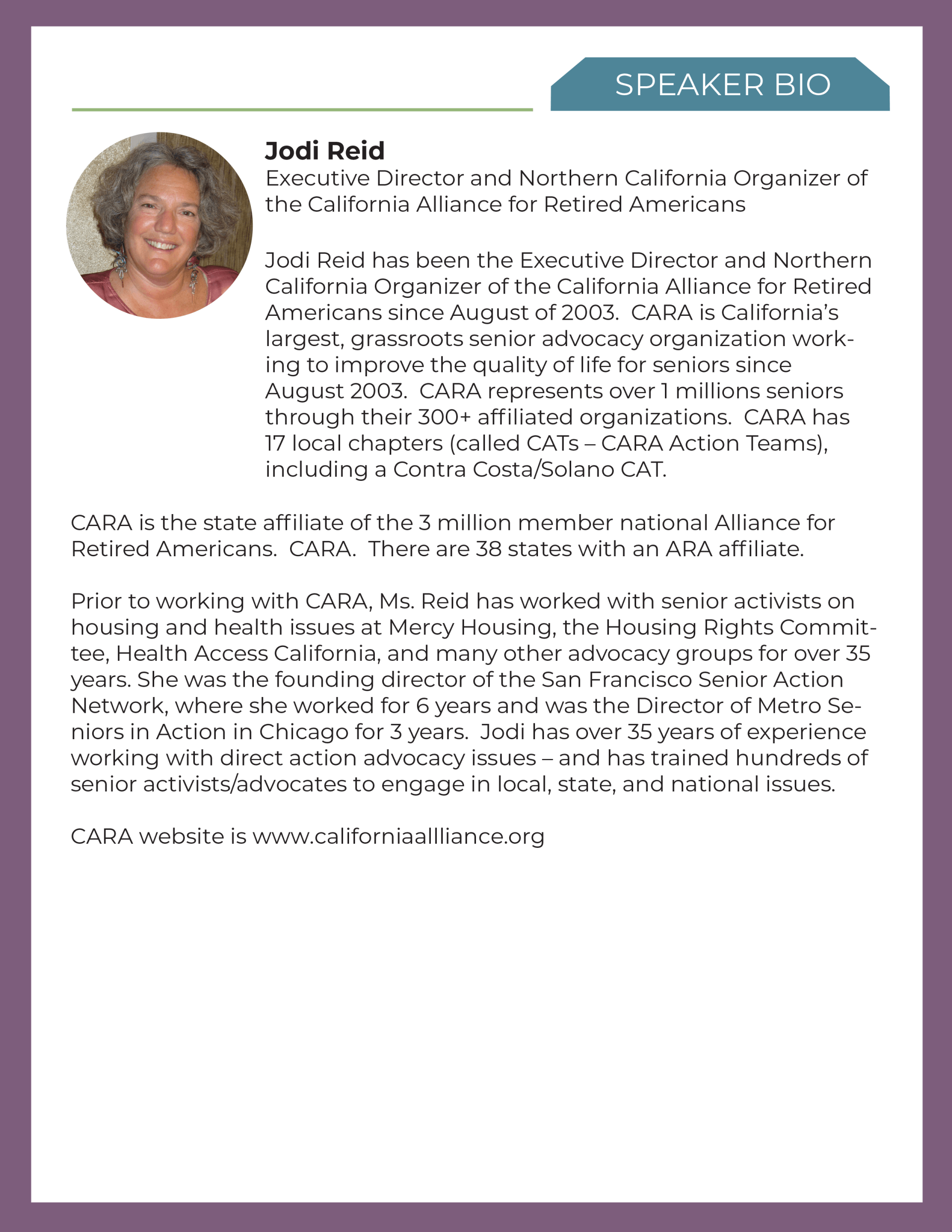 Biography of Jodi Reid