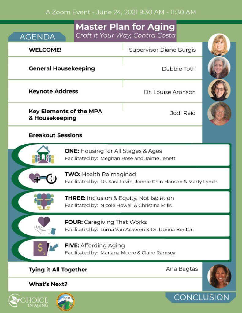 Master Plan for Aging Agenda & Goals