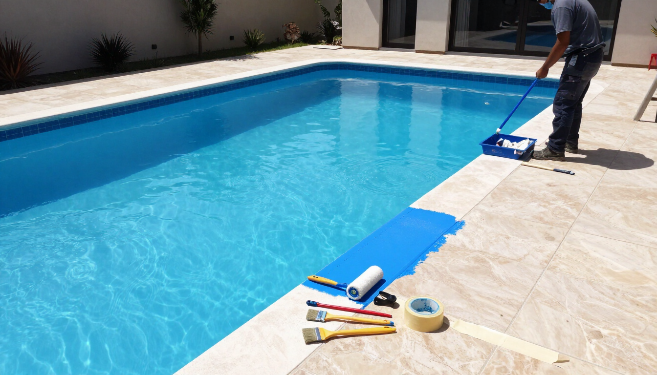 Reparación y pintura de piscinas antes del verano
