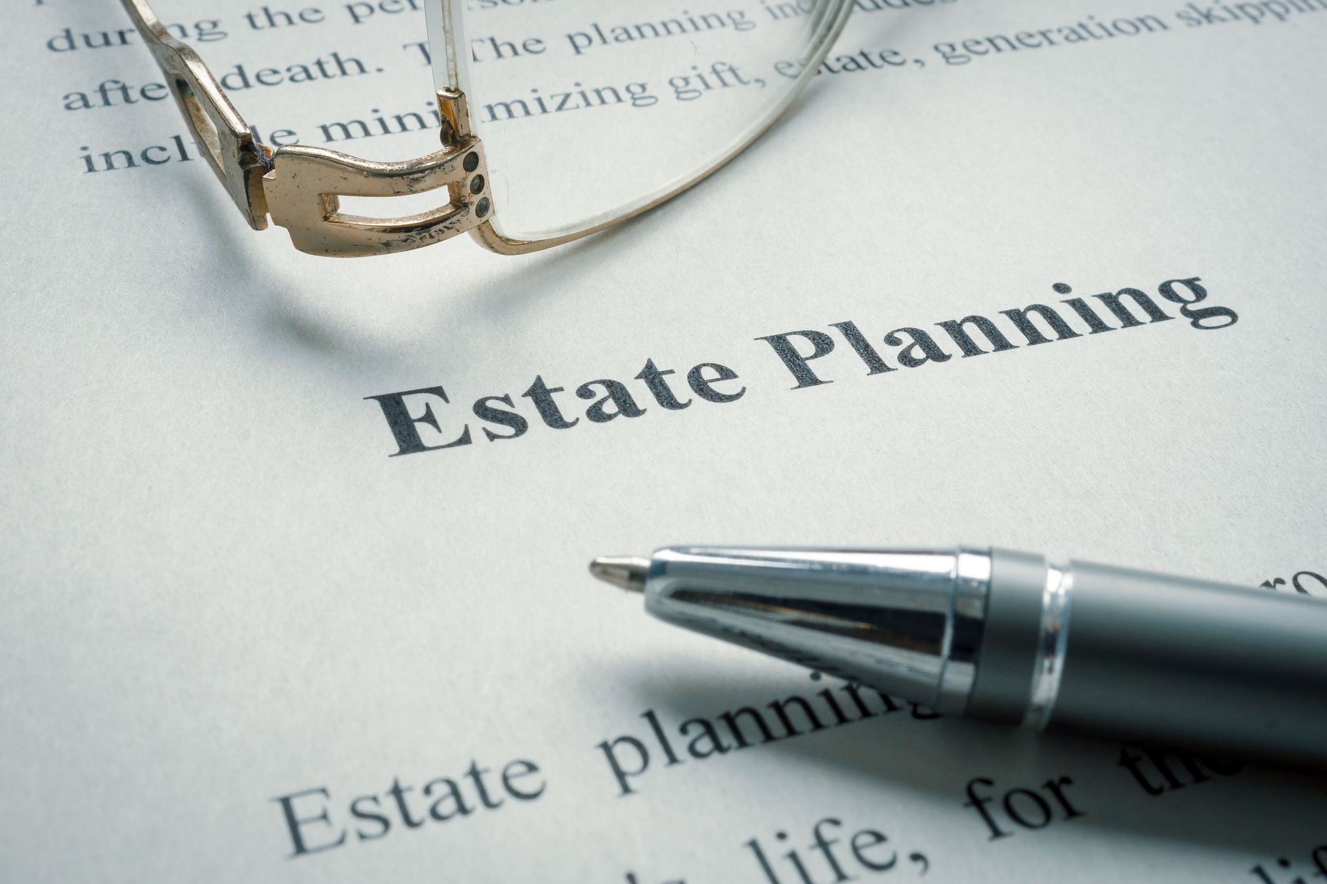 Information about Estate planning and old glasses. Information about Estate planning and old glasses.