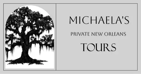 A logo for michaela 's private new orleans tours