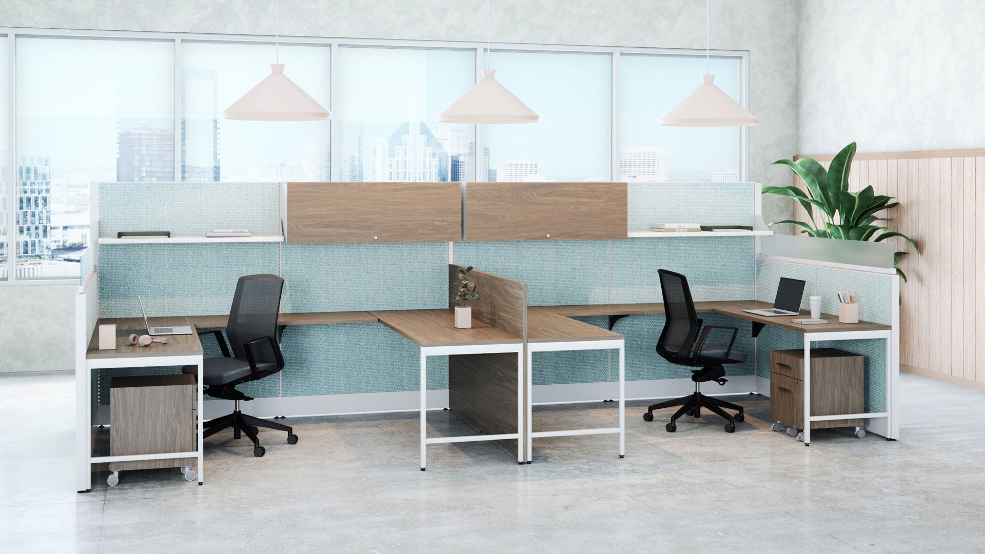 Workstations, Cubicles + Panel Systems | Focus Workplace Furniture