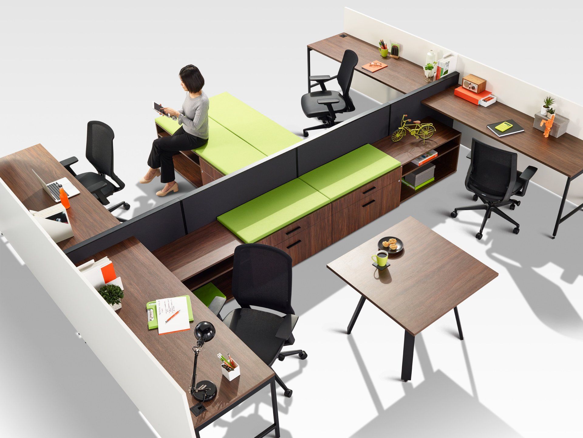 Tayco Switch large collaborative workstation