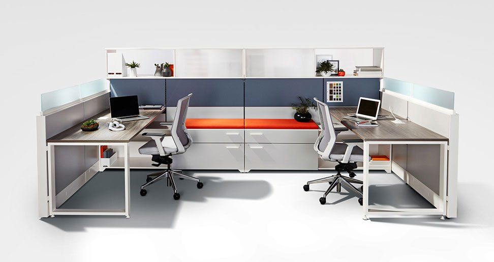 Tayco Cosmo dual workstation with storage