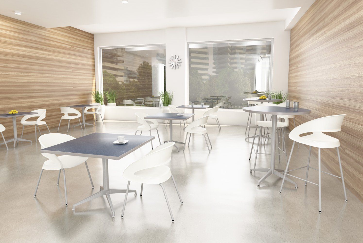 ERG Foray & Drake mixed chairs and tables