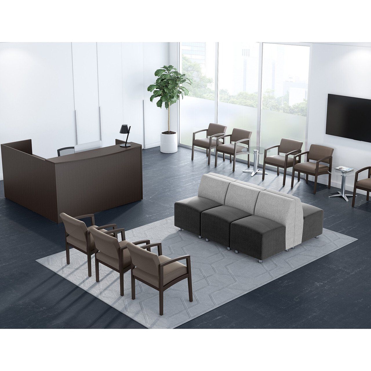 OS Chelsea & Integrate reception seating