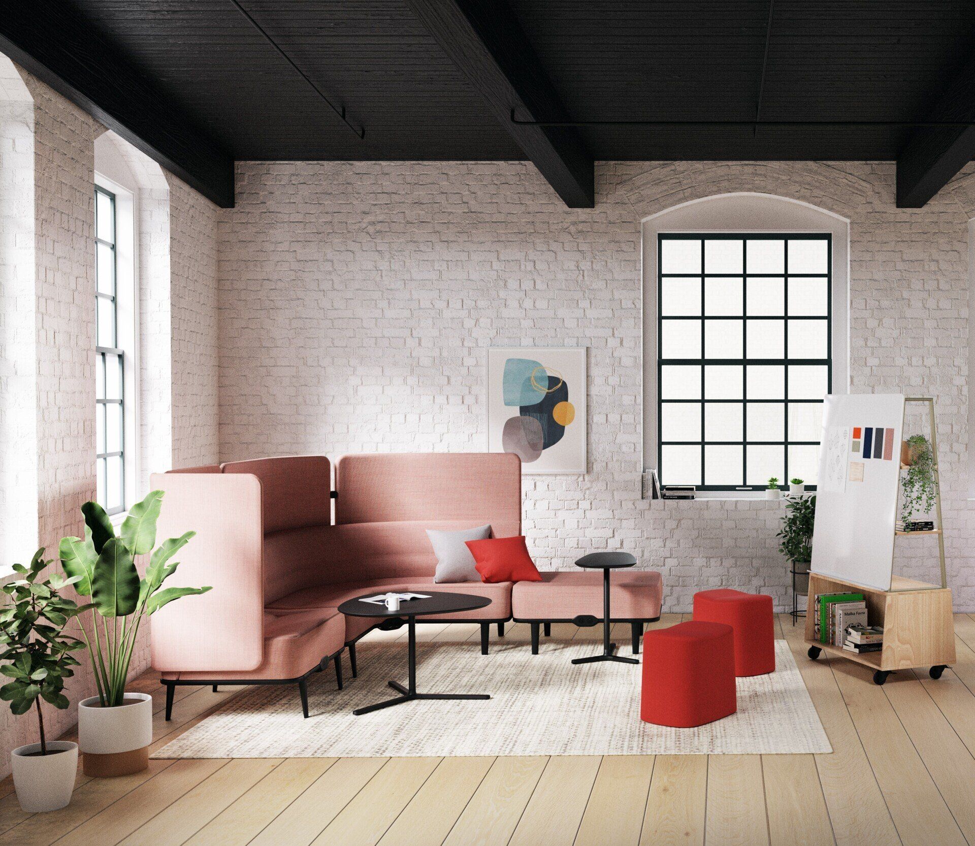 Senator Mote & Play work lounge space