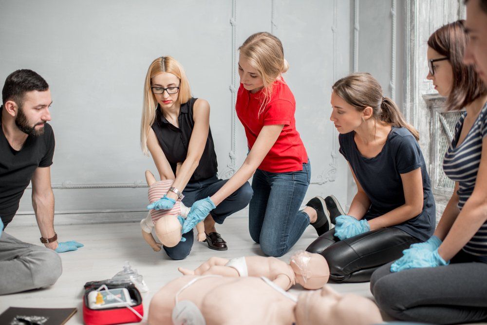 People Learning How To Save Baby's Life — Revive Training in Alstonville, NSW