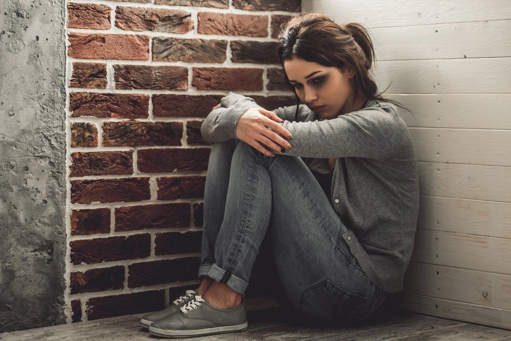 Young Girl with Bruises on her Face — Domestic Violence Lawyer in Gladstone, QLD