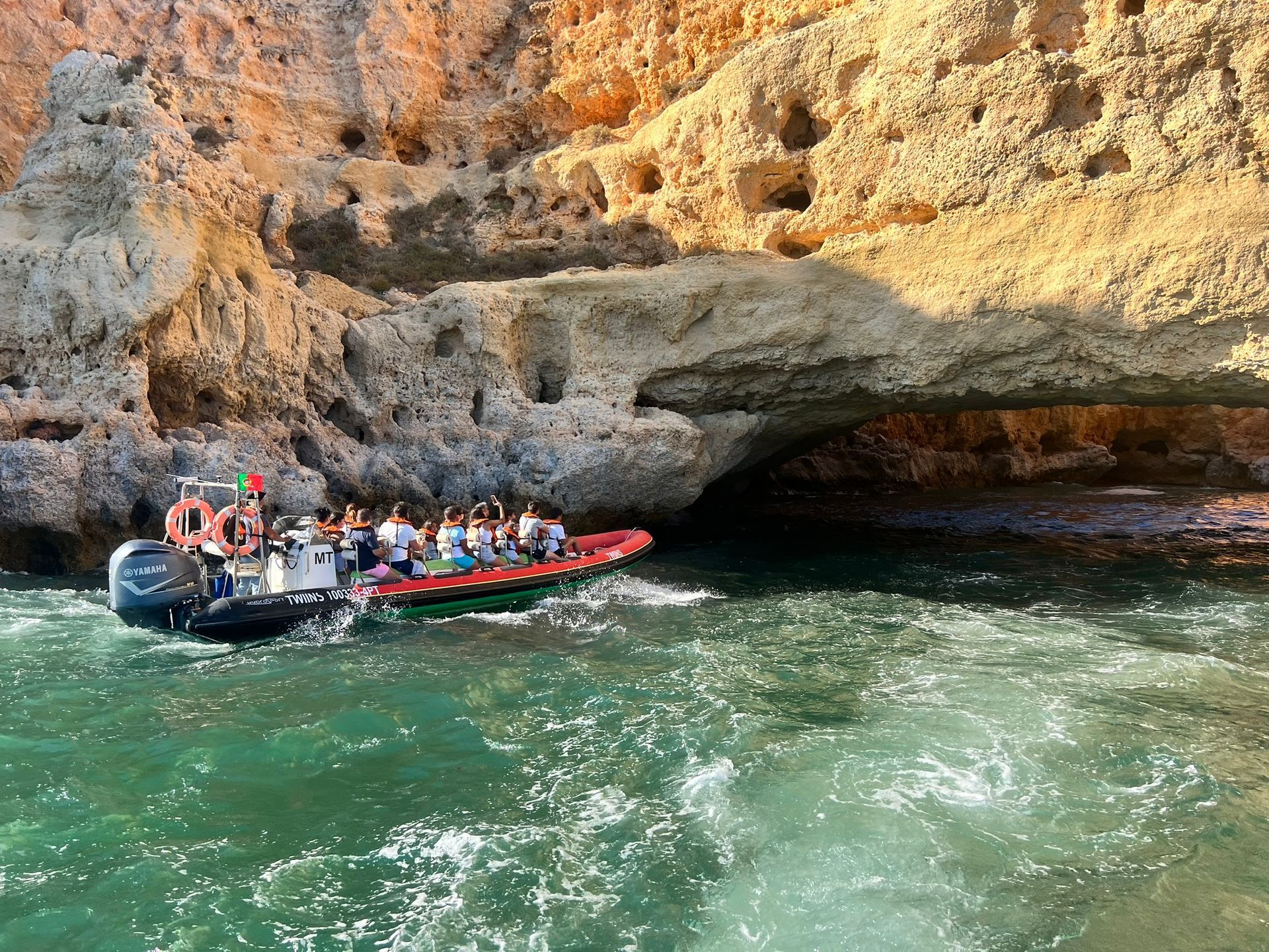 Inside Benagil Cave