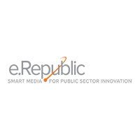The logo for e republic is a smart media for public sector innovation.