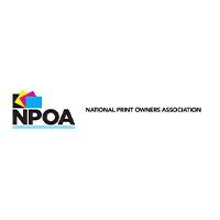 The logo for the national print owners association.
