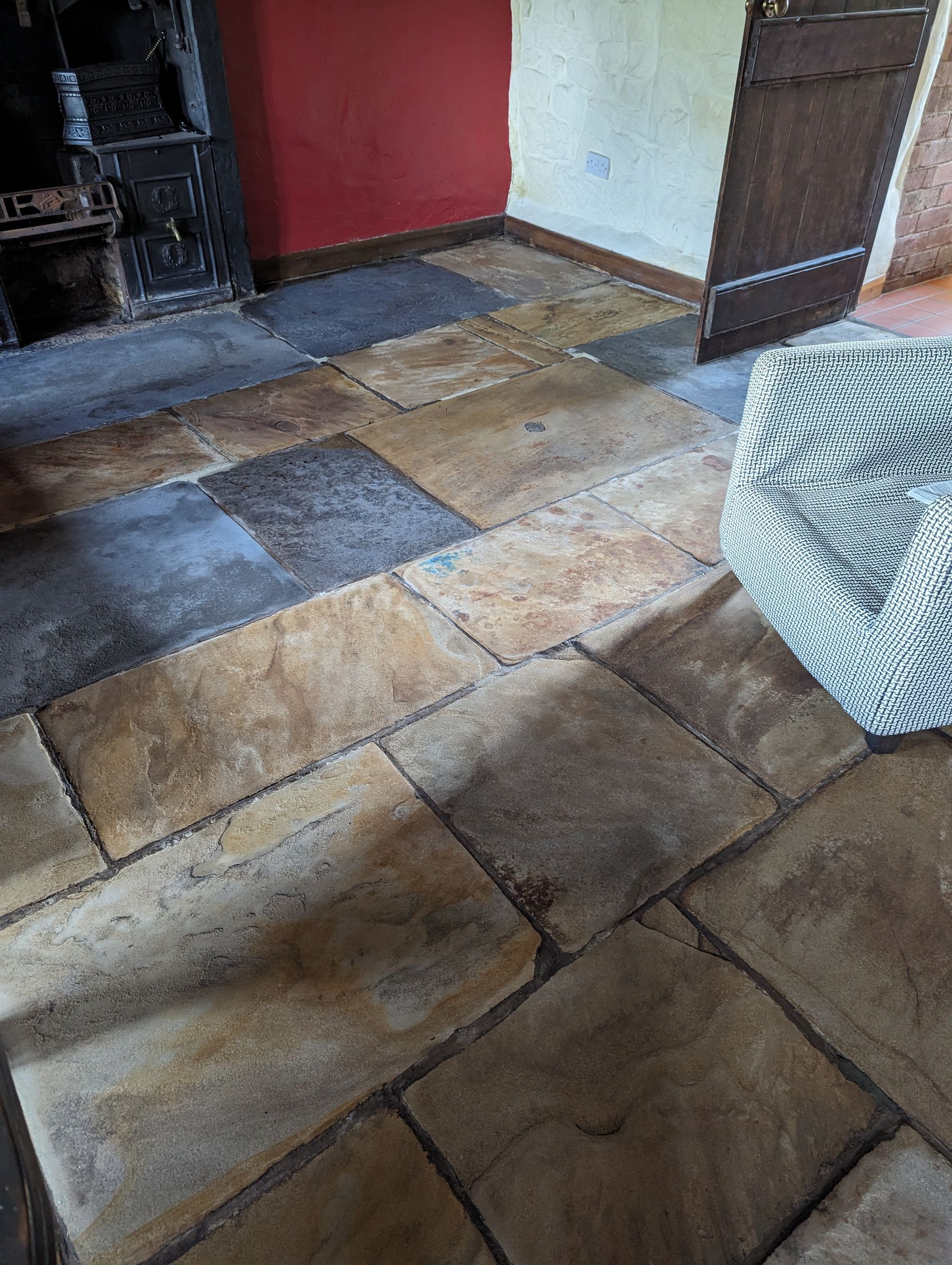 Stone milling lippage removal in Stockport