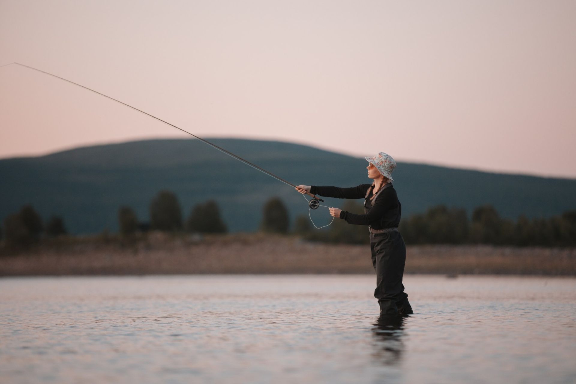 Teno river fly fish grayling