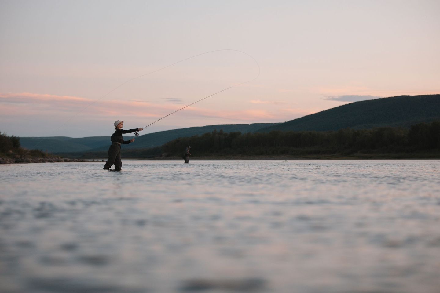 Fishing Teno River grayling fly fishing