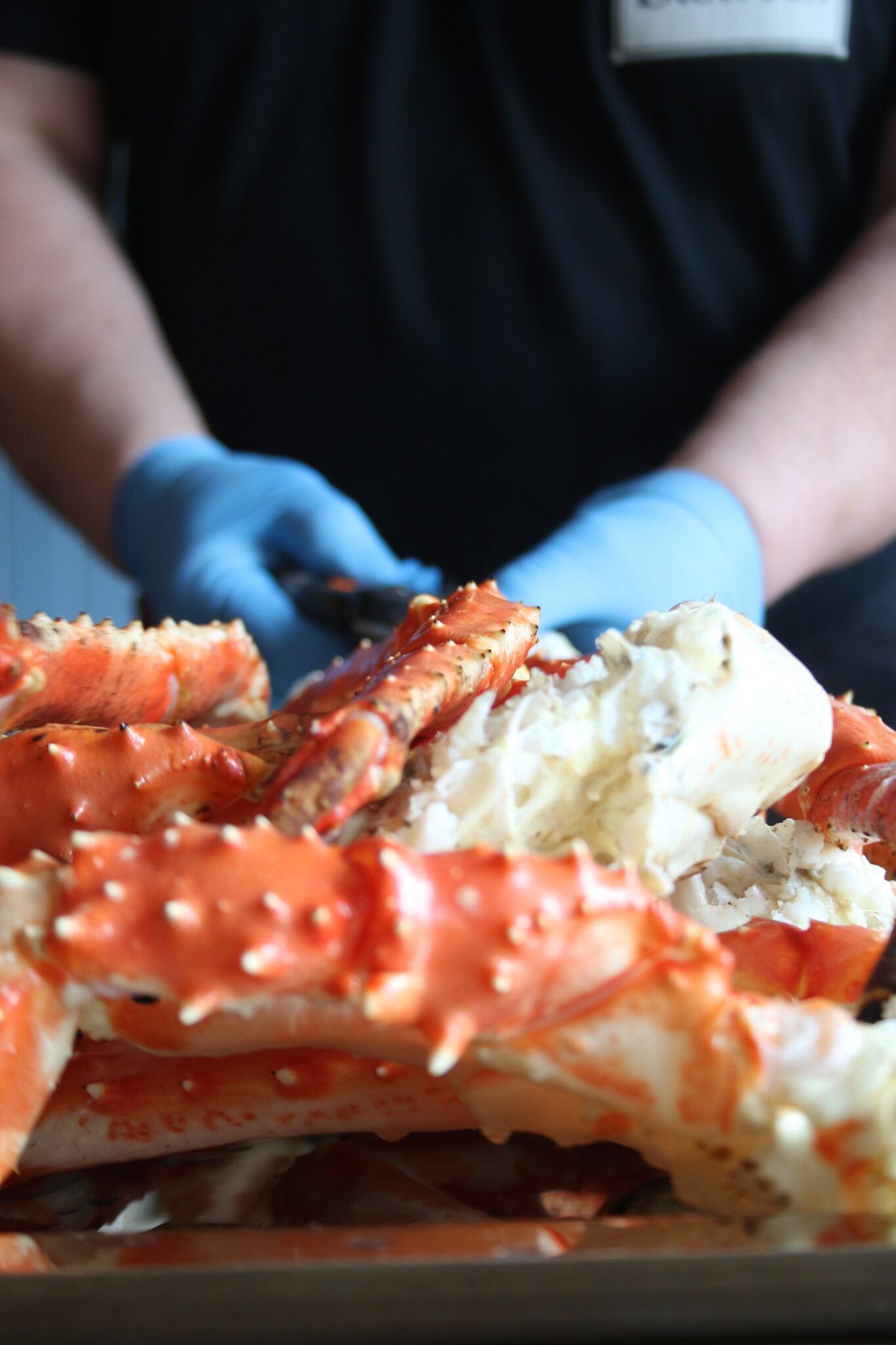king crab meal bugoynes bistro