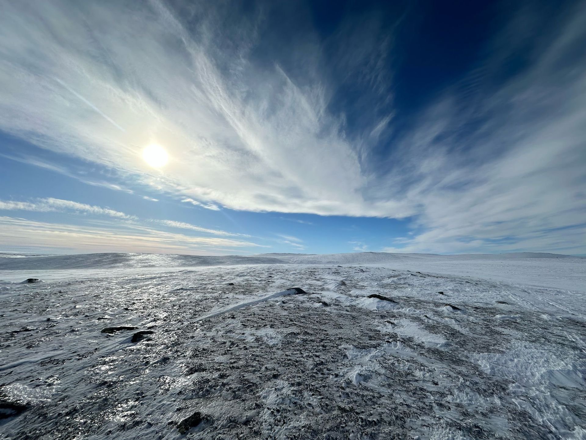 Arctic Lapland scenery from Utsjoki tundra