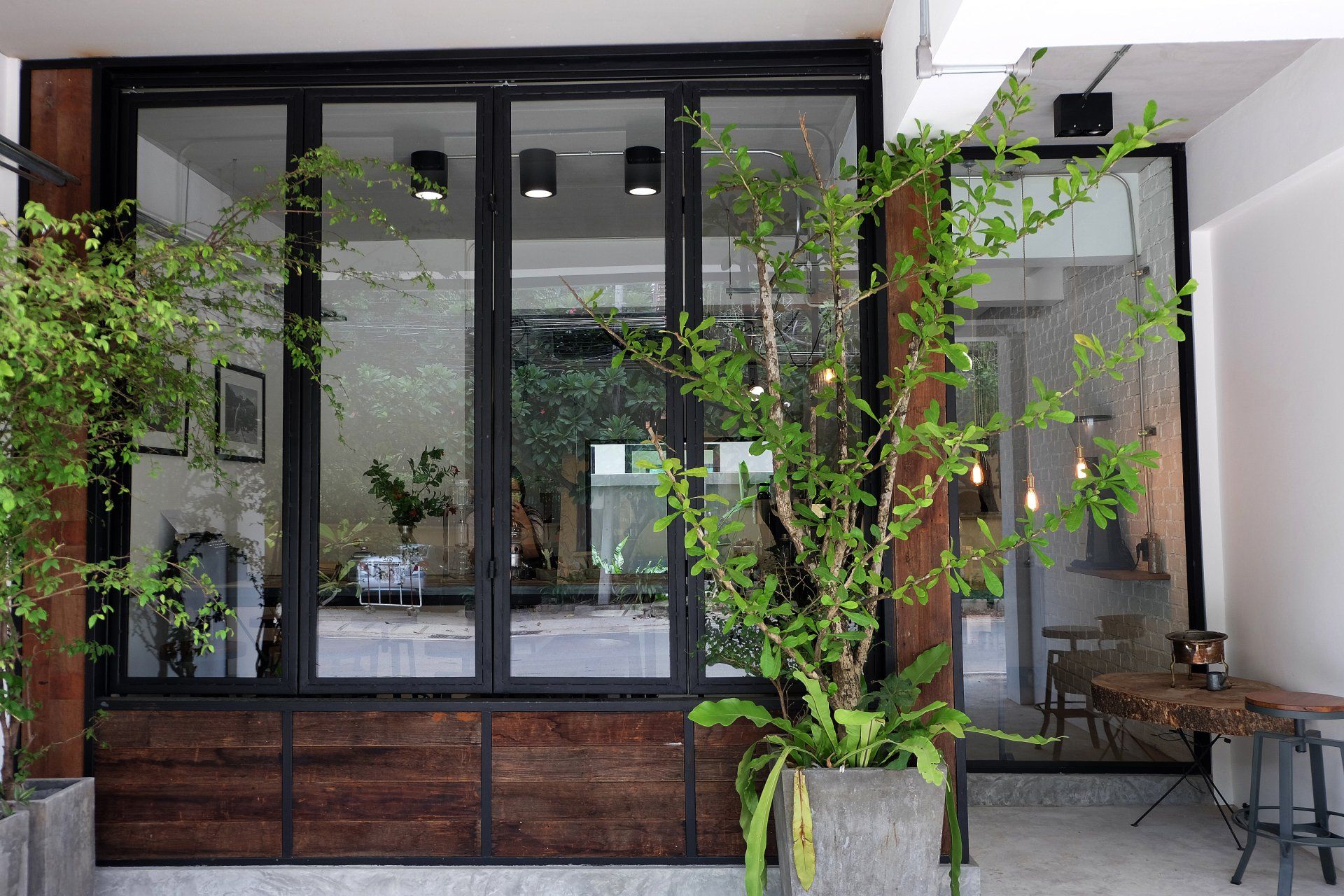 cafe exterior and front store