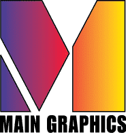 Main Graphics Main Graphics Printing Comapny Logo