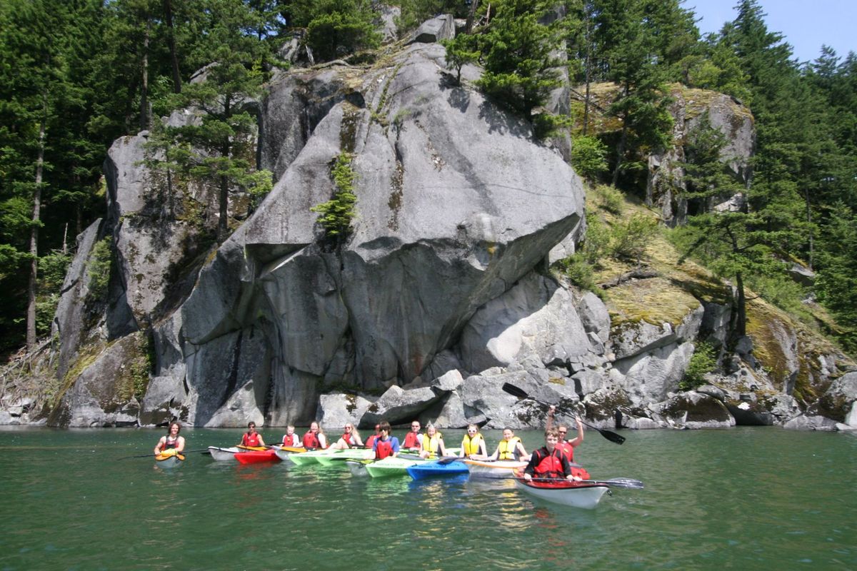 Local guide preparing a kayak