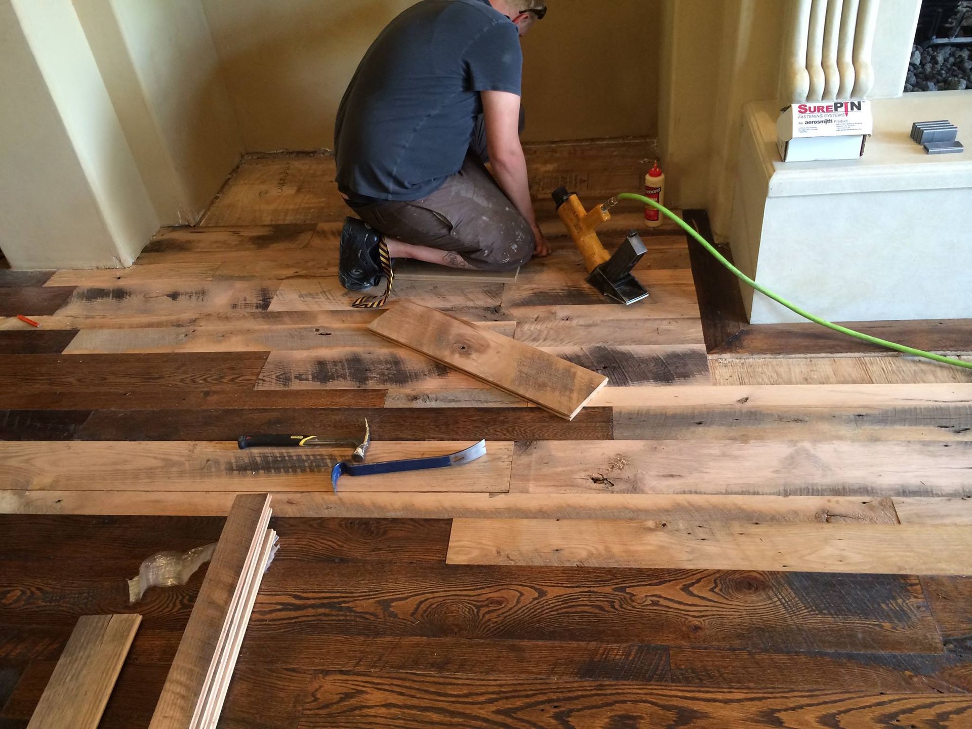 hardwood flooring installation