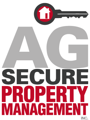 AG Secure Property Management logo: gray 