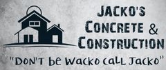 Company logo - Click to return home Jacko's Concrete