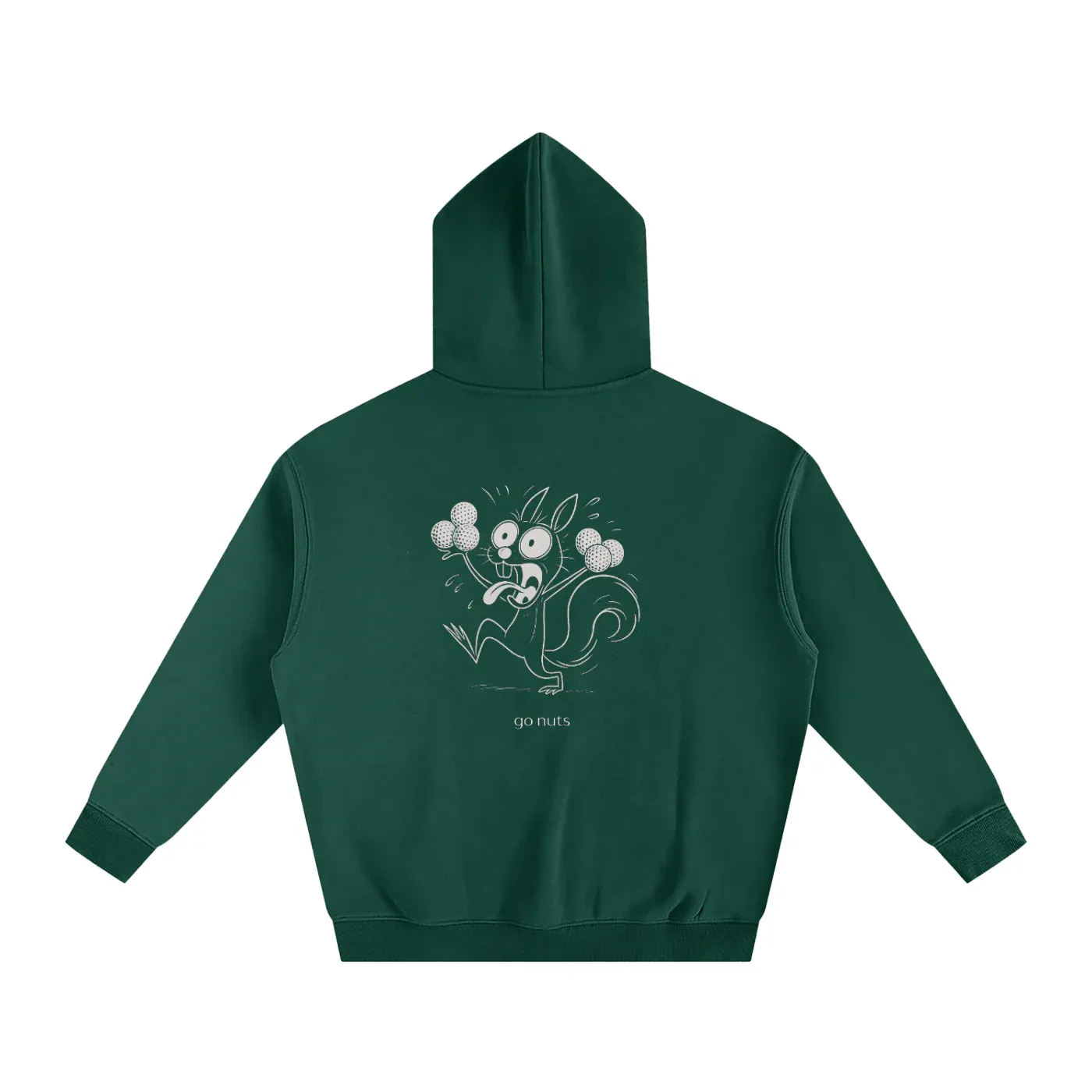 Go Nuts Hoodie - Eden Green