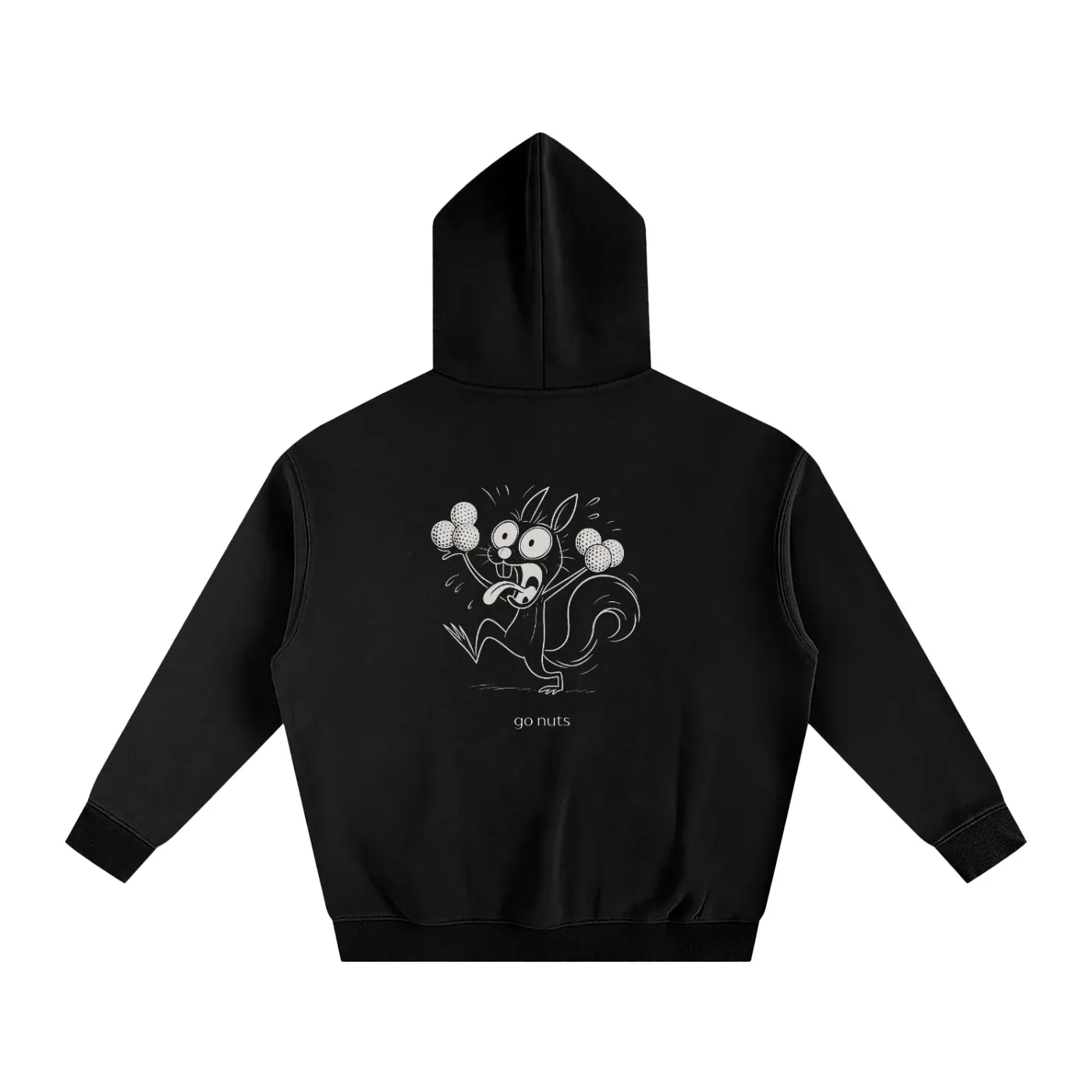 Go Nuts Hoodie Black