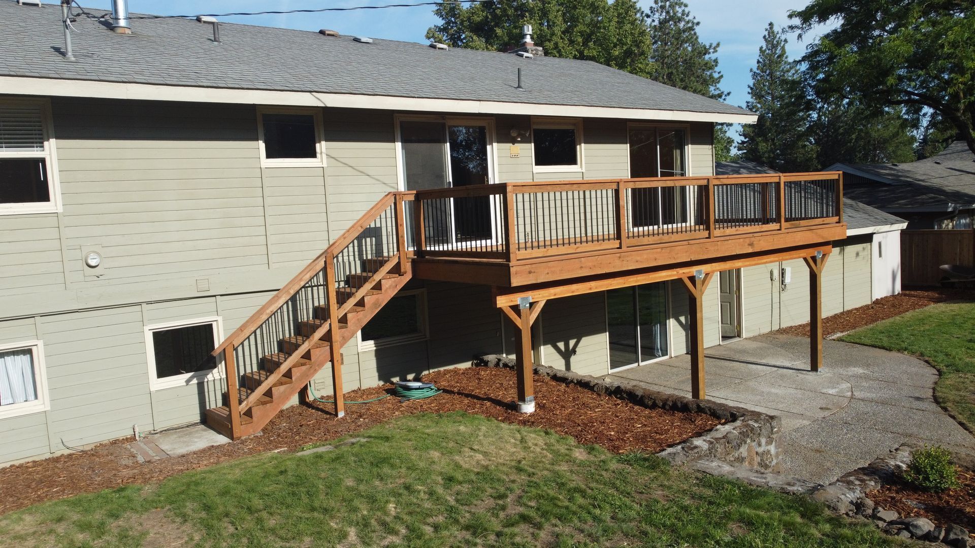 Elevated Deck Rebuild in Spokane WA