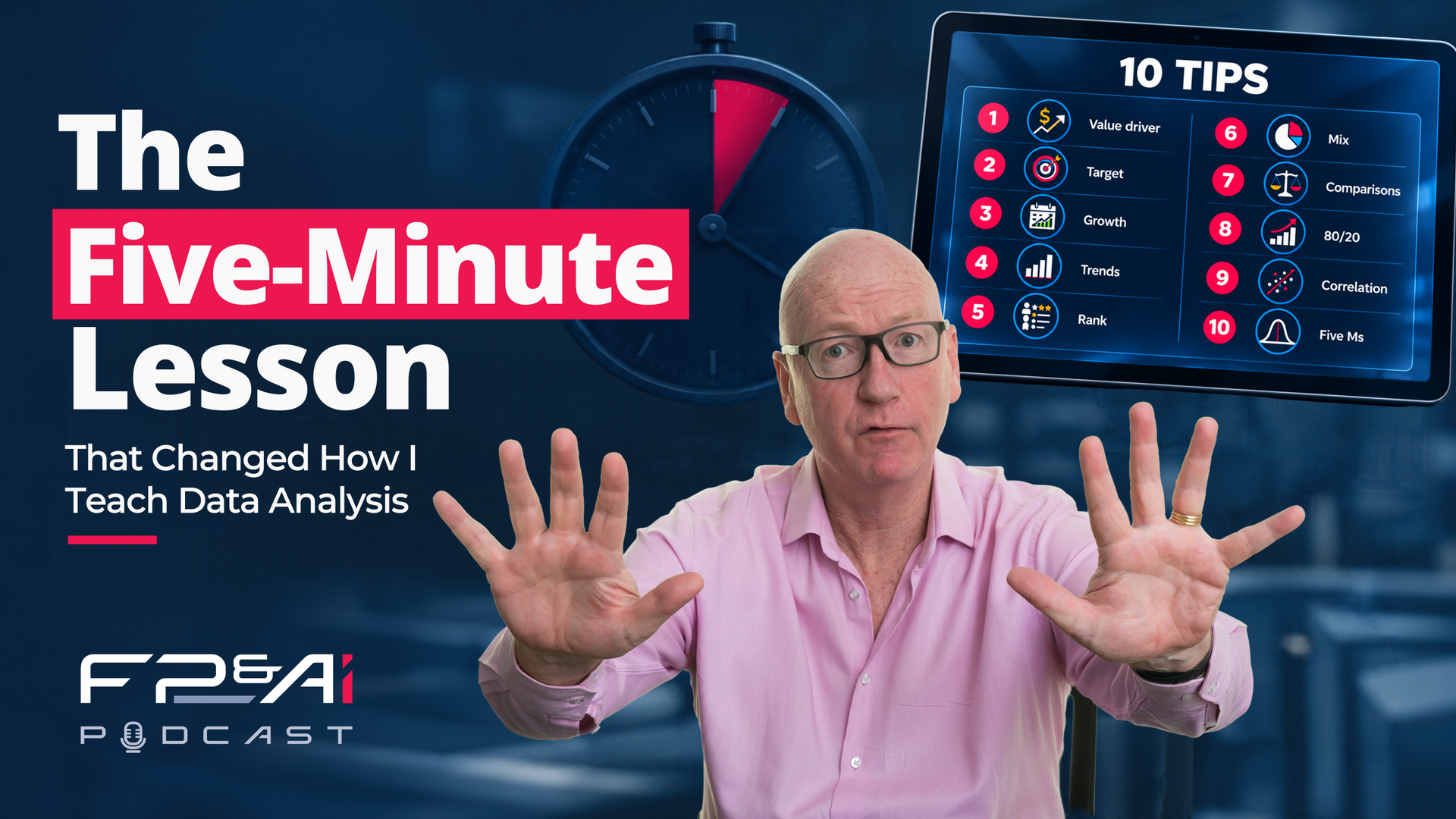  10 practical data analysis tips, with a stopwatch and visualisation dashboard