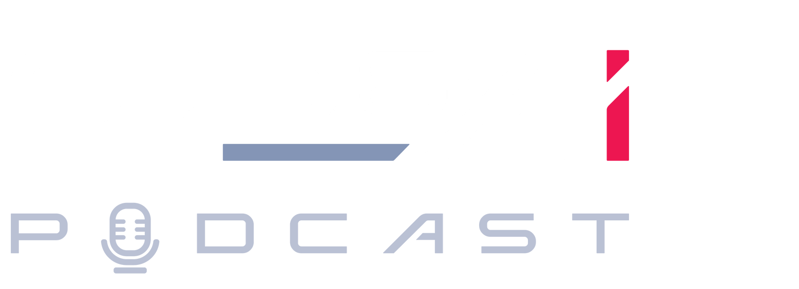 Logo for i Podcast with a microphone graphic. The