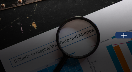 Magnifying glass over a document titled 