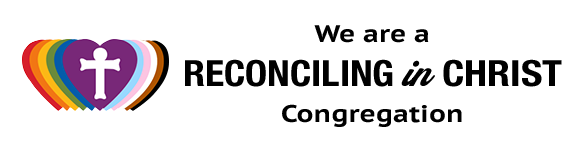 We are a reconciling in christ congregation logo