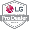 Lg air conditioning technologies pro dealer silver logo