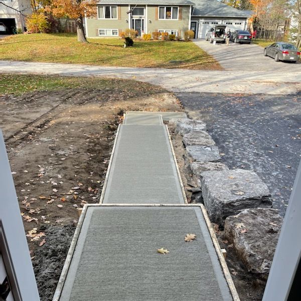 concrete patio