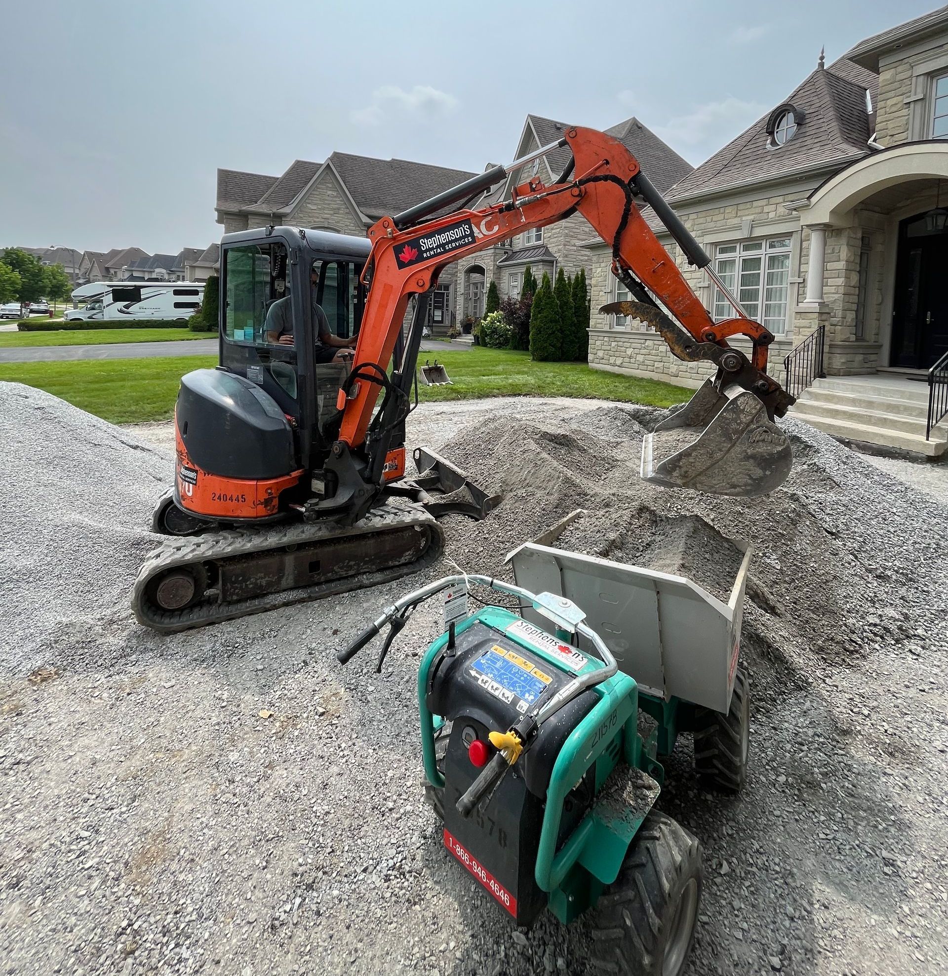 hauling machine