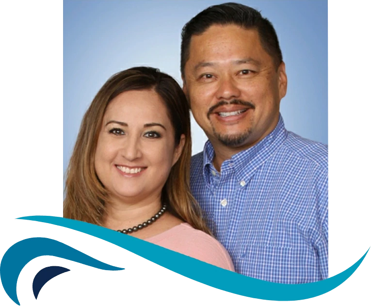 Photo of Corey Dobashi and his wife Mary