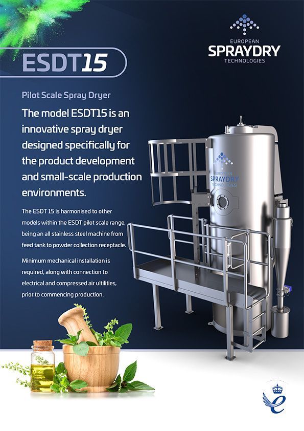 Click to download PDF A brochure for a spray dryer designed specifically for the product development and small scale production environments.