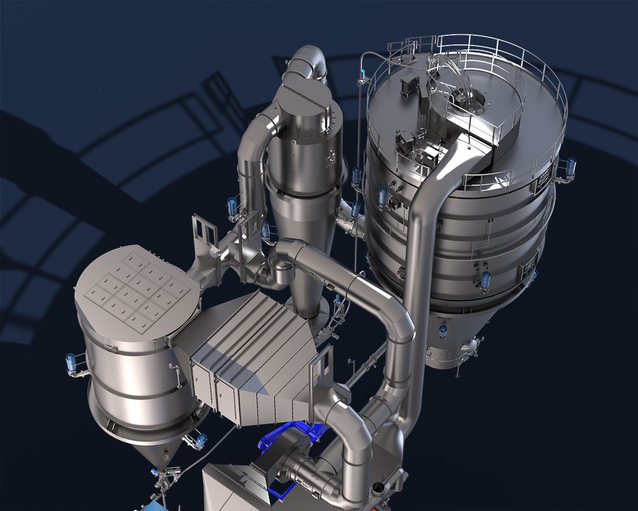 ESDT Production Scale Spray Dryers